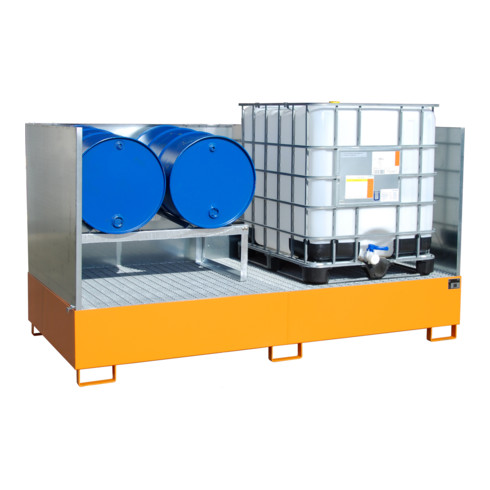 Bauer Südlohn Bac de récupération AW 1000-2/SW, laqué, orange jaune