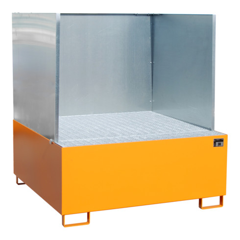 Bauer Südlohn Bac de récupération AW 1000/SW, peint, orange jaune