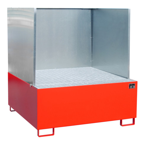 Bauer Südlohn Bac de récupération AW 1000/SW, peint, rouge feu