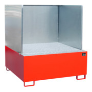 Bauer Südlohn Bac de récupération AW 1000/SW, peint, rouge feu