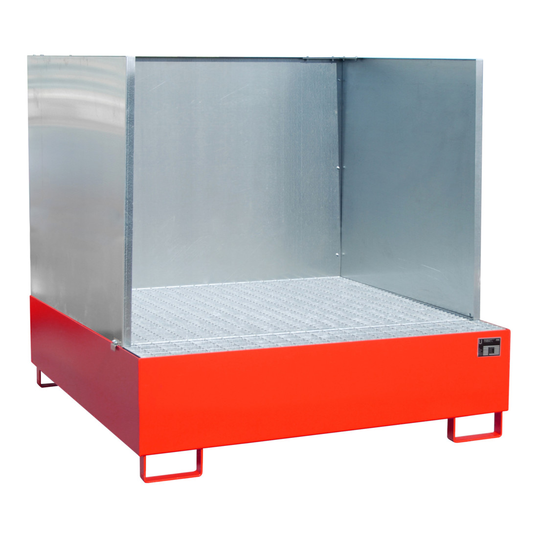 Bauer Südlohn Bac de récupération AW 450/SW, peint, rouge feu