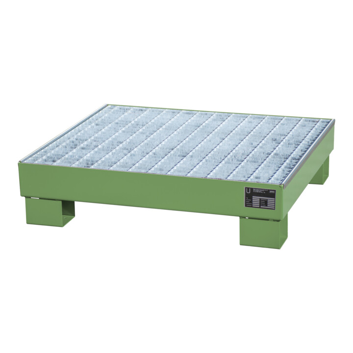 Bauer Südlohn Bac de récupération AW 60-2/M, peint, vert réséda