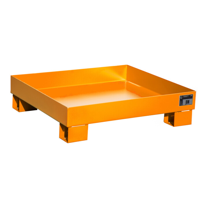Bauer Südlohn Bac de récupération AW 60-2, peint, orange jaune