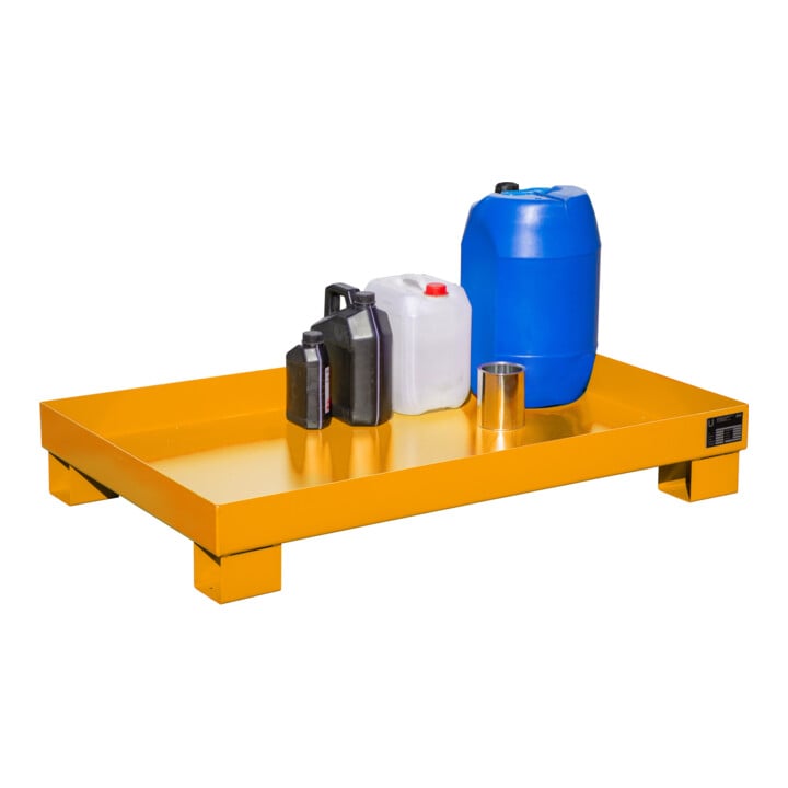 Bauer Südlohn Bac de récupération AW 60-3, peint, orange jaune