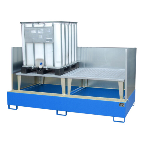 Bauer Südlohn Bac de récupération AWA 1000-2/SW, peint, bleu clair