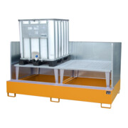 Bauer Südlohn Bac de récupération AWA 1000-2/SW, peint, orange jaune