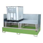 Bauer Südlohn Bac de récupération AWA 1000-2/SW, peint, vert réséda