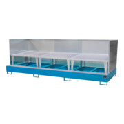 Bauer Südlohn Bac de récupération AWA 1000-3/SW, peint, bleu clair