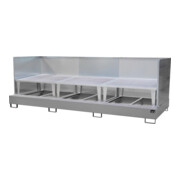 Bauer Südlohn Bac de récupération AWA 1000-3/SW, peint, gris souris