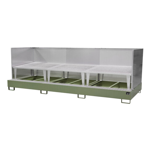 Bauer Südlohn Bac de récupération AWA 1000-3/SW, peint, vert réséda