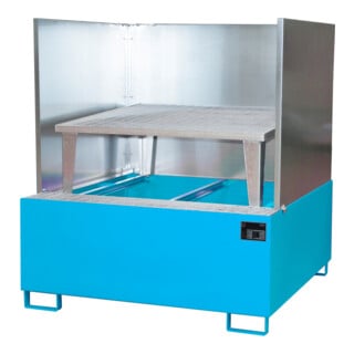 Bauer Südlohn Bac de récupération AWA 1000/SW, peint, bleu clair