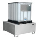 Bauer Südlohn Bac de récupération en acier inoxydable VAW 1000, acier inoxydable 1.4571-3