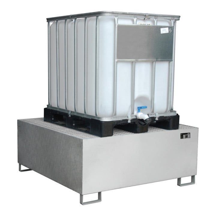 Bauer Südlohn Bac de récupération en acier inoxydable VAW 1000, acier inoxydable 1.4571