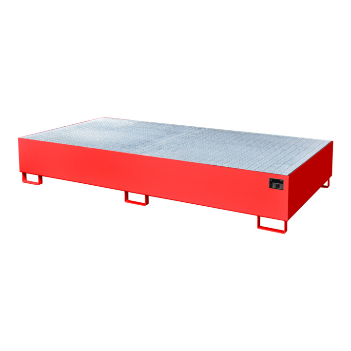 Bauer Südlohn Bac de rétention AW 1000-2, peint, rouge feu