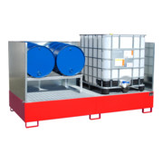 Bauer Südlohn Bac de rétention AW 1000-2/SW, peint, rouge feu