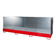 Bauer Südlohn Bac de rétention AW 1000-3/SW, peint, rouge feu