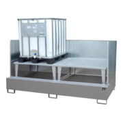 Bauer Südlohn Bac de rétention AWA 1000-2/SW, peint, gris souris