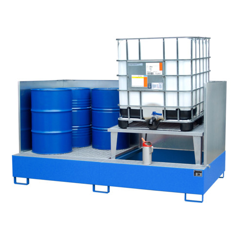 Bauer Südlohn Bac de rétention AWA 21/SW, peint, bleu clair