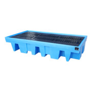 Bauer Südlohn Bac de rétention GREEN-LINE PE WP-PE 8/11, polyéthylène robuste, bleu
