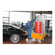 Bauer Südlohn Bac d'égouttement mobile avec paroi en tôle perforée LPW200-1, laqué-5