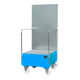Bauer Südlohn Bac de rétention mobile avec paroi perforée LPW 200-1, peint, bleu clair