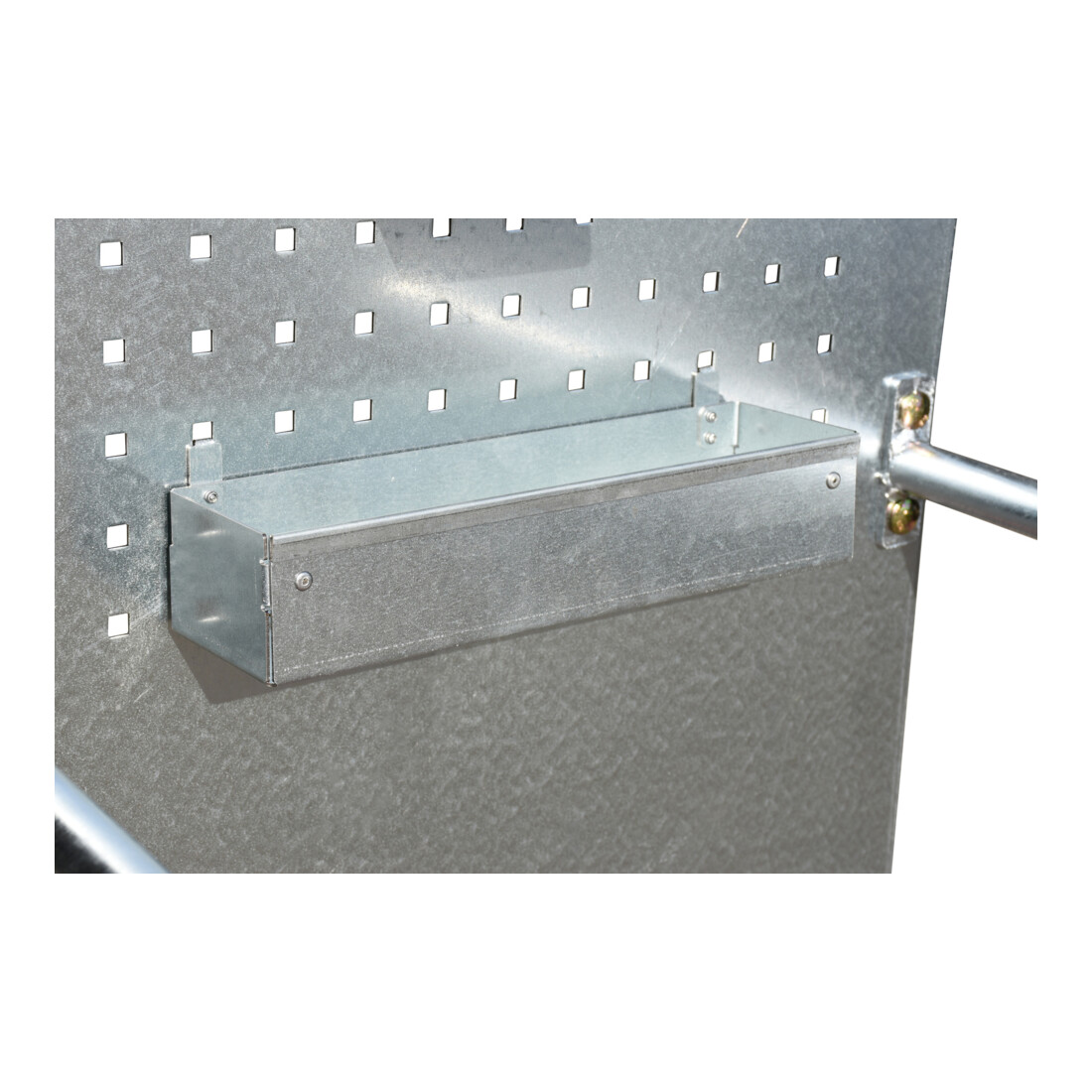 Bauer Südlohn Bac d'égouttement mobile avec paroi en tôle perforée LPW200-1, laqué