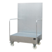 Bauer Südlohn Bac de rétention mobile avec paroi perforée LPW 200-2, galvanisé à chaud