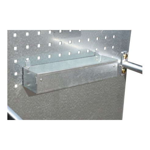 Bauer Südlohn Bac d'égouttement mobile avec paroi en tôle perforée LPW200-2, laqué