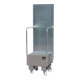 Bauer Südlohn Bac de rétention mobile avec paroi perforée LPW 60-1, laqué, gris souris