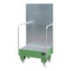 Bauer Südlohn Bac de rétention mobile avec paroi perforée LPW 60-2, laqué, vert réséda