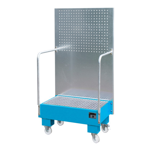 Bauer Südlohn Bac d'égouttement mobile avec paroi en tôle perforée LPW60-2, laqué