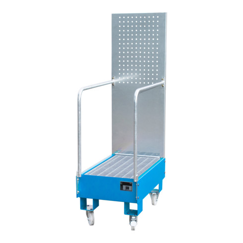 Bauer Südlohn Bac d'égouttement mobile avec paroi en tôle perforée LPW60-3, laqué