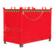 Bauer Südlohn Bac pliant FB 2000, laqué, rouge feu