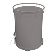 Bauer Südlohn conteneur rond RB 450, laqué, gris souris