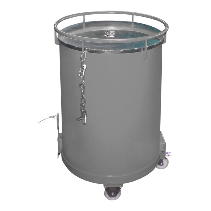 Bauer Südlohn Bac rond RB 450, laqué, gris souris