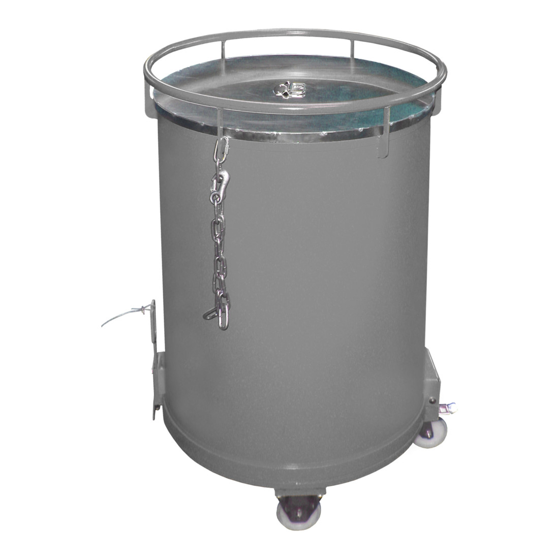 Bauer Südlohn conteneur rond RB 450, laqué, gris souris