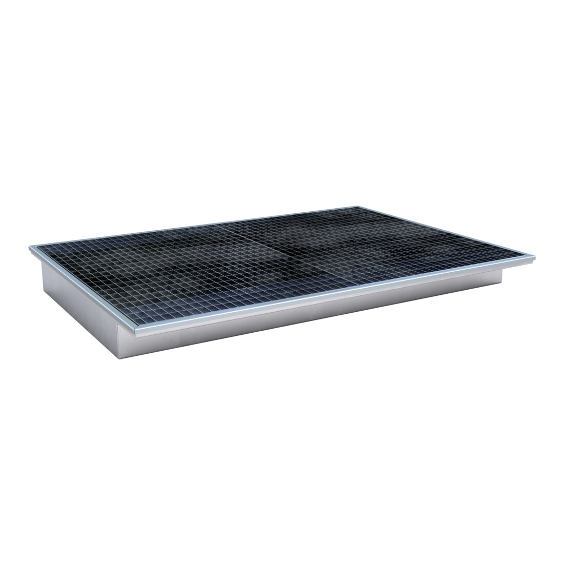 Bauer Südlohn Bac suspendu avec insert PE EHW 1800 PE, galvanisé à chaud