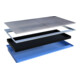 Bauer Südlohn Bac suspendu avec insert PE EHW 2200 PE, peint, bleu clair-3