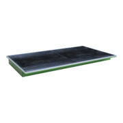 Bauer Südlohn Bac suspendu avec insert PE EHW 2200 PE, peint, vert réséda