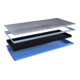 Bauer Südlohn Bac suspendu avec insert PE EHW 2700 PE, peint, bleu clair