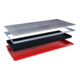 Bauer Südlohn Bac suspendu avec insert PE EHW 2700 PE, peint, rouge feu-3
