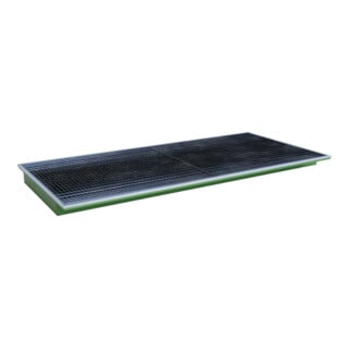 Bauer Südlohn Bac suspendu avec insert PE EHW 2700 PE, peint, vert réséda