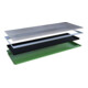 Bauer Südlohn Bac suspendu avec insert PE EHW 3300 PE, peint, vert réséda-3