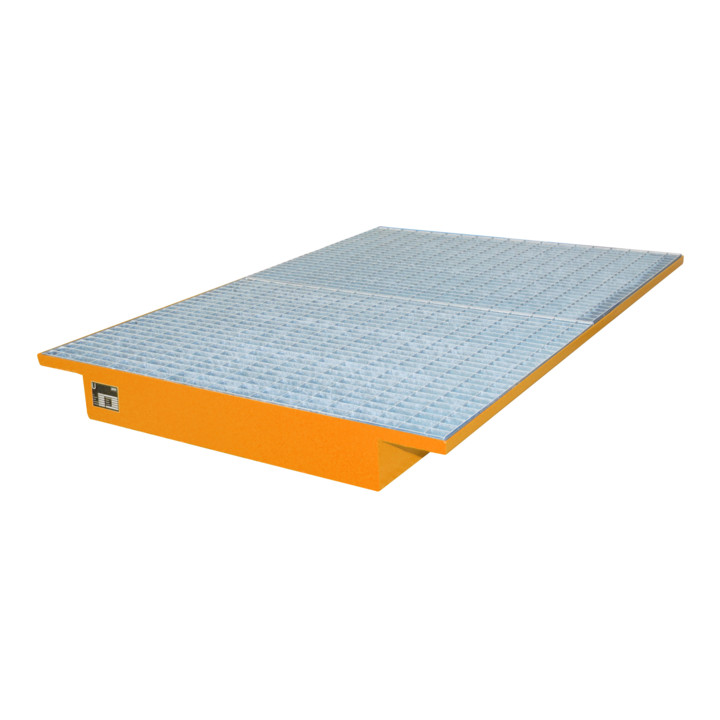 Bauer Südlohn Bac suspendu EHW 1800, peint, orange jaune