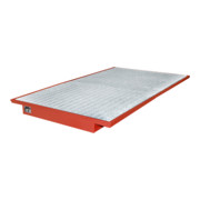 Baignoire suspendue Bauer Südlohn EHW 2200, laquée, gris souris