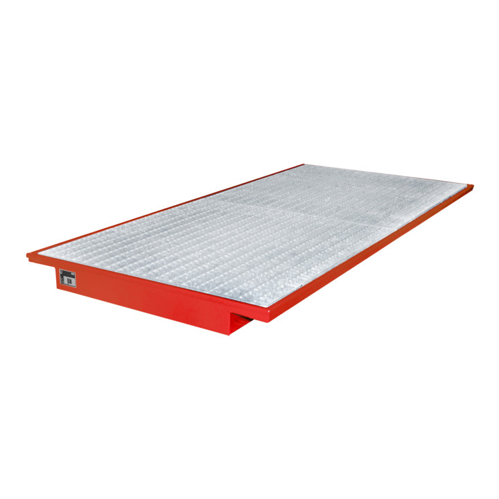 Bauer Südlohn Bac suspendu EHW 2700, peint, rouge feu