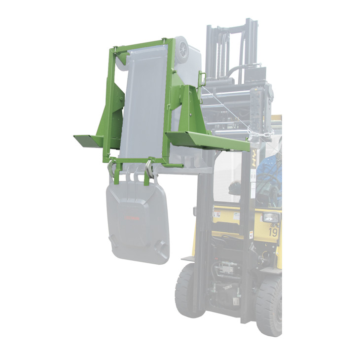 Bauer Südlohn Basculeur pour poubelle MK 240, peint, vert réséda