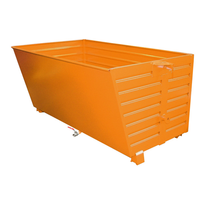 Bauer Südlohn Benne basculante à copeaux BSS 200, laquée, orange jaune