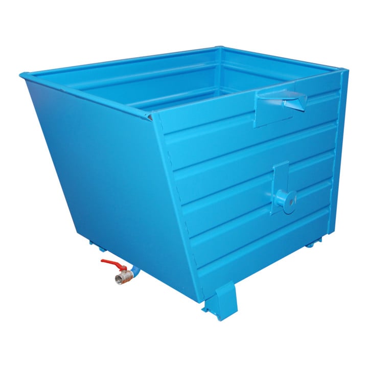 Bauer Südlohn Benne basculante à copeaux BSS 70, laquée, bleu clair
