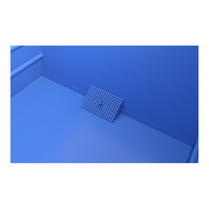 Bauer Südlohn Benne basculante à copeaux BSS 70, laquée, bleu clair